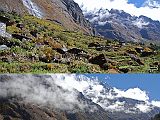 Rolwaling 04 07 Trek Nyimare To Beding The trail took 30 minutes from the bridge over the Rolwaling Chu to reach Nyimare (3600m), and another 45 minutes to pass other winter settlements before reaching Beding (3690m).